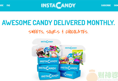 Instacandy美国糖果食品盒子订阅网站