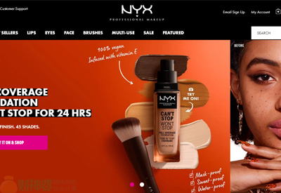 NYXProfessionalMakeup美国NYX彩妆品牌网站