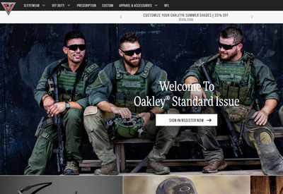 Oakleysi美国奥克利军品防护眼镜品牌网站