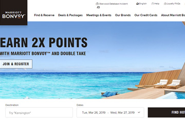 Marriott Internatinoal Global 万豪国际环球酒店预订网站 