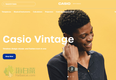 Casio卡西欧手表品牌英国网站