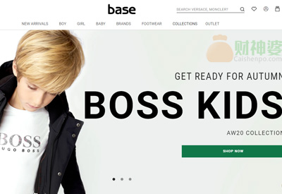 BaseFashion英国儿童设计师服装购物网站