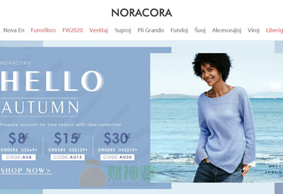 NoracoraUS美国时尚女装购物网站