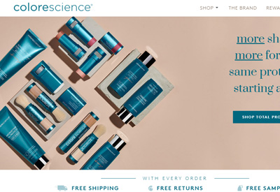 Colorescience 美国彩妆品牌网站