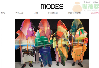 Modes意大利奢侈品综合电商网站