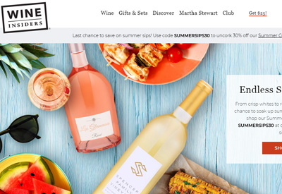 WineInsiders美国葡萄酒购物网站